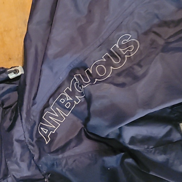 Ambiguous activation wind breaker jacket size large - Picture 10 of 13